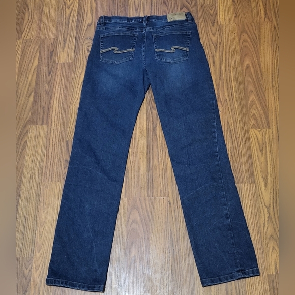 Silver Jeans Triple Five Juniors 14 Slim Straight W27 L27 Petite B59 - Picture 6 of 11